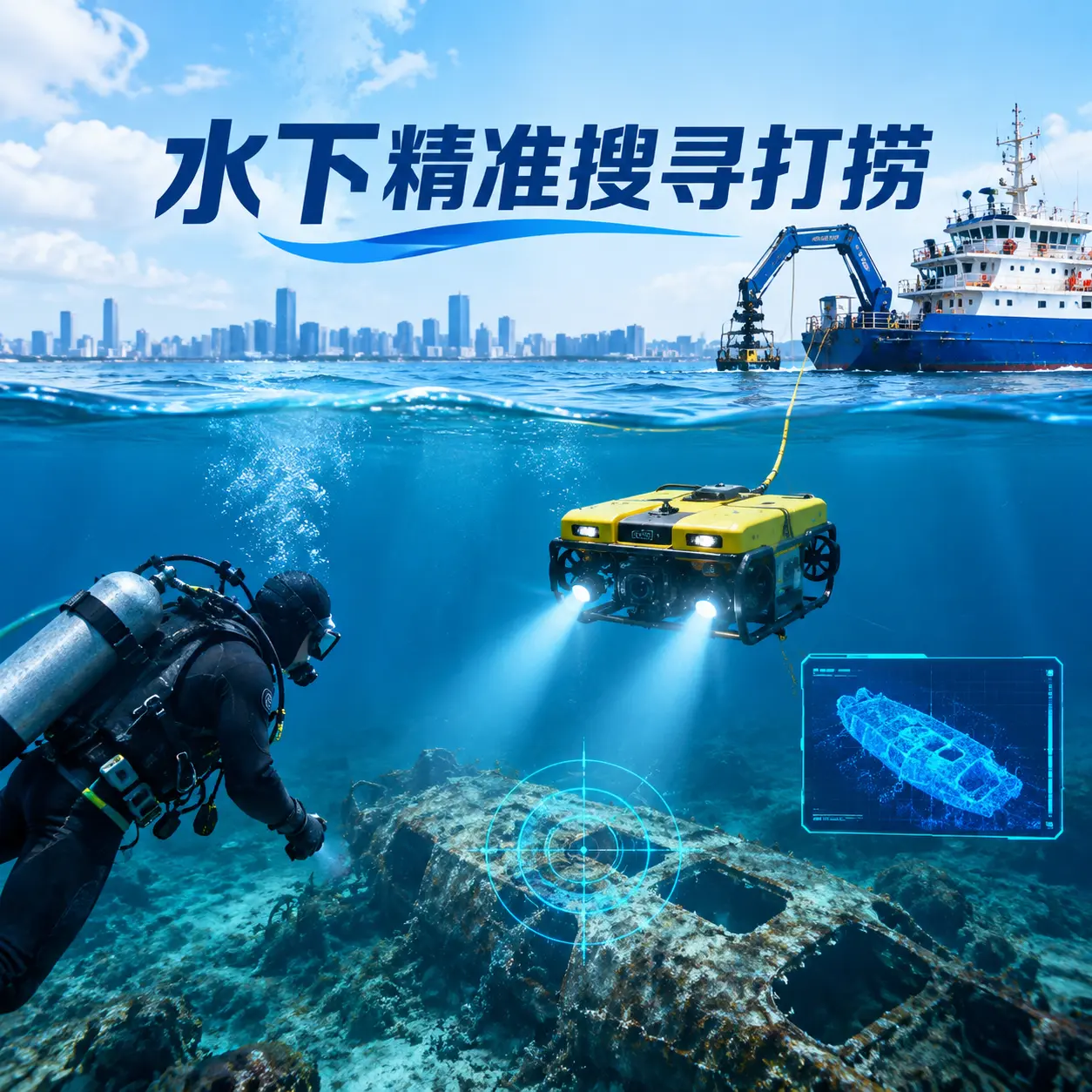 乌兰水下精准搜寻打捞